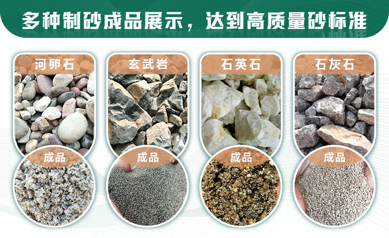 什么樣的石頭適合制砂？制沙生產線如何配置？