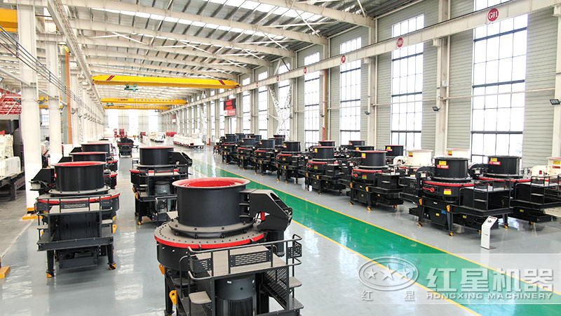 花崗巖石子粉碎機(jī)、制砂機(jī)車(chē)間現(xiàn)貨