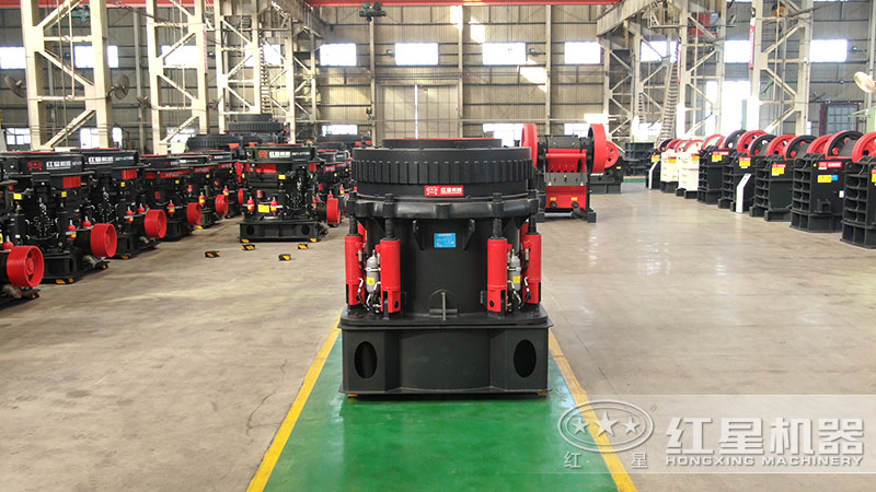 300型圓錐破碎機(jī)型號及參數(shù)，一小時能生產(chǎn)多少噸石子？